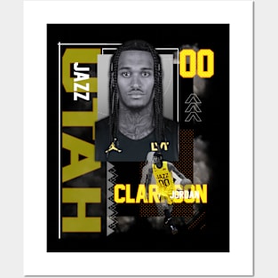 Utah Jazz Jordan Clarkson 00 Posters and Art